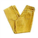 Vintage 80's Charlotte Ford Don Sport Yellow Corduroy Pants