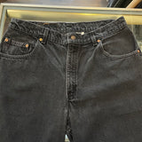 Vintage 1997 Levi's 560 Loose Fit Tapered Black Jeans