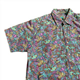 Vintage 90's Royal Robbins Abstract Fish Button Up Shirt