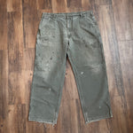 Vintage Y2K Carhartt B11 Paint Splatter Carpenter Pants