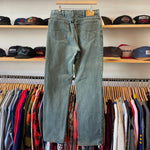 Vintage 90's Lee Forest Green Denim Jeans