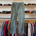 Vintage 90's Lee Forest Green Denim Jeans