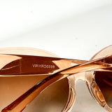 Vintage Y2K Oversized Peach Translucent UV400 Gradient Sunglasses