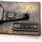 Vintage 80's Firestone Non-Skid Tires Belt Buckle