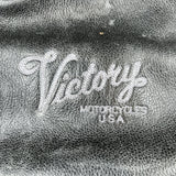 Vintage 90's Victory Motorcycle Polaris Leather Riding Jacket