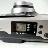 Vintage 1998 Olympus Superzoom 115 QuartzDate 35mm Film Camera