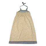 Vintage 90's Halter Sundress with Striped Bodice and Floral Skirt