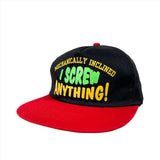 Vintage 90's I Screw Anything Funny Hat