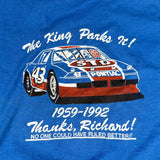 Vintage 1992 Richard Petty Retirement “The King Parks It” NASCAR T-Shirt
