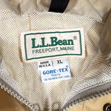 Vintage 90’s L.L. Bean Gore-Tex Tan Rain Jacket