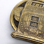 Vintage 1975 Rock-Ola Super Triple Slot Machine Belt Buckle