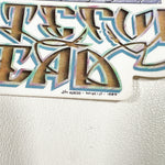 Vintage 1989 Grateful Dead Black Panther by Mikio Jungle Art Sticker