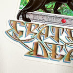 Vintage 1989 Grateful Dead Black Panther by Mikio Jungle Art Sticker
