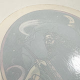 Vintage 1991 R. Biffle Deadhead Wizard on Fish Window Sticker