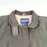 Vintage 90's Lands' End Wool Chinstrap Jacket