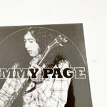 Vintage 90's Jimmy Page Black & White Photo Rock Sticker