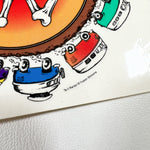 Vintage 90's VW Vans & Bones “Ta II Randy” Yujean Sticker
