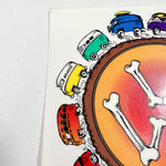 Vintage 90's VW Vans & Bones “Ta II Randy” Yujean Sticker