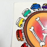 Vintage 90's VW Vans & Bones “Ta II Randy” Yujean Sticker