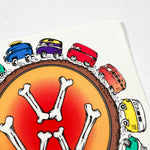 Vintage 90's VW Vans & Bones “Ta II Randy” Yujean Sticker