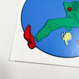 Vintage 80's Faceless Zoot Suit Cowboy Sticker