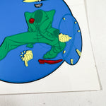 Vintage 80's Faceless Zoot Suit Cowboy Sticker
