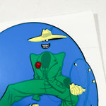 Vintage 80's Faceless Zoot Suit Cowboy Sticker