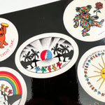 Vintage 80's Grateful Dead Dancing Bears Post-Cal Sticker Sheet