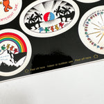 Vintage 80's Grateful Dead Dancing Bears Post-Cal Sticker Sheet