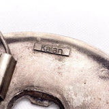Vintage 80's Kalan "Drunk" Bottle Opener Silver Tone Belt Buckle