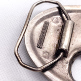 Vintage 80's Kalan "Drunk" Bottle Opener Silver Tone Belt Buckle