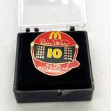 Vintage 1996 Bill Elliott McDonald's "Most Popular Driver" NASCAR Pin