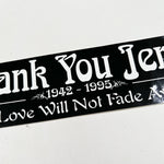 Vintage 1995 Thank You Jerry Grateful Dead Bumper Sticker