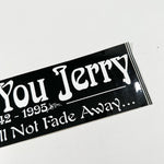 Vintage 1995 Thank You Jerry Grateful Dead Bumper Sticker