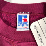 Vintage 90’s Russell Athletic Maroon Crewneck Sweatshirt