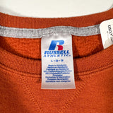 Vintage Y2K Russell Athletic Rust Orange Crewneck Sweatshirt