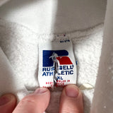 Vintage 90’s Russell Athletic White Hoodie Sweatshirt