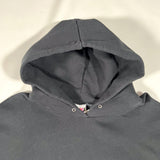 Vintage 90’s Fruit of the Loom Heavy Cotton Black Hoodie Sweatshirt