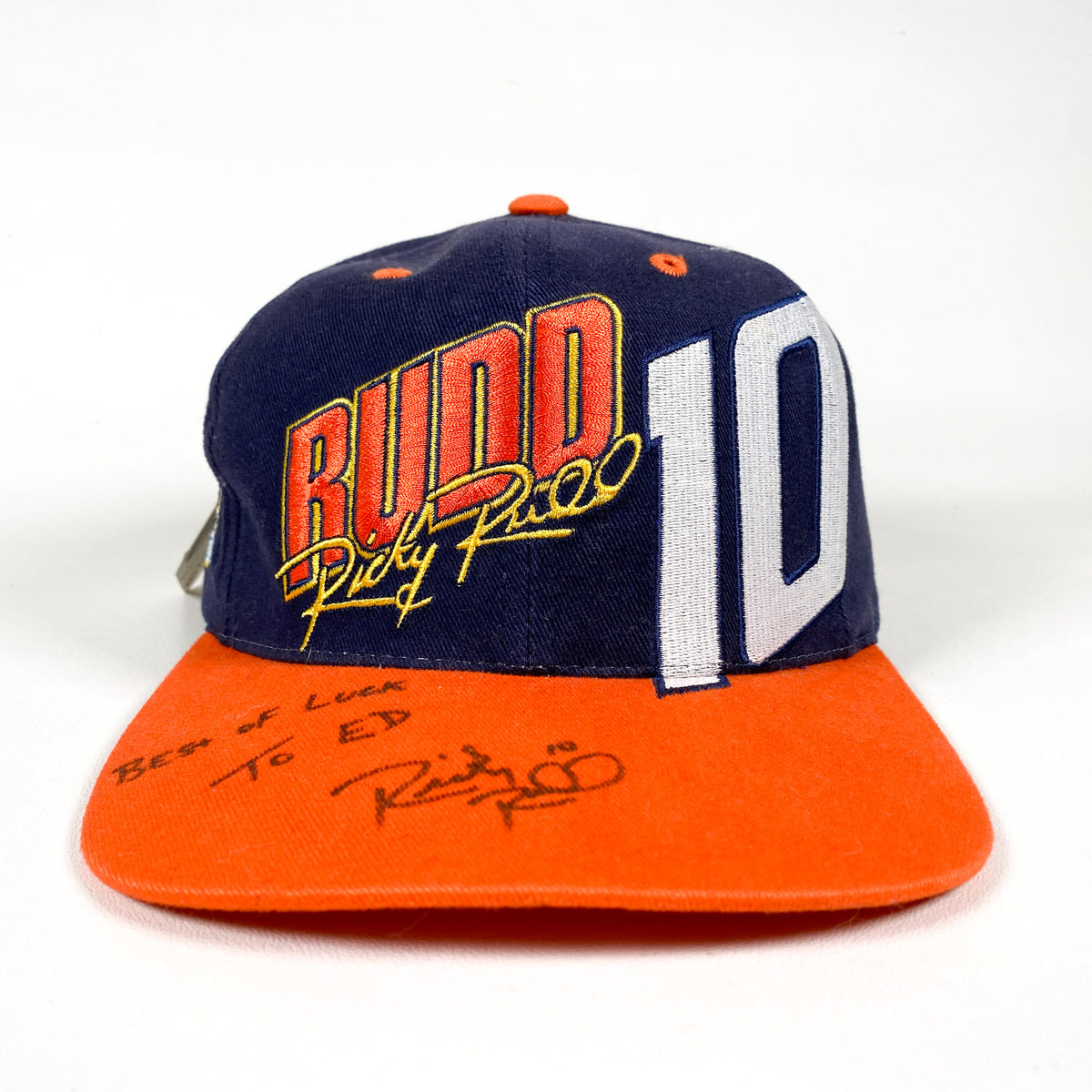 Vintage 90's Ricky Rudd Autographed Hat – CobbleStore Vintage