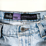 Vintage 1992 Levi's SilverTab Baggy Light Wash Denim Shorts