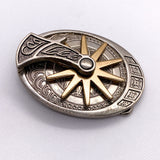 Vintage 90's Californian Vaquero Spinning Spur Western Belt Buckle