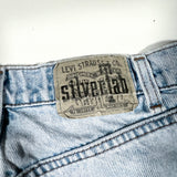 Vintage 1992 Levi's SilverTab Baggy Light Wash Denim Shorts