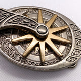 Vintage 90's Californian Vaquero Spinning Spur Western Belt Buckle