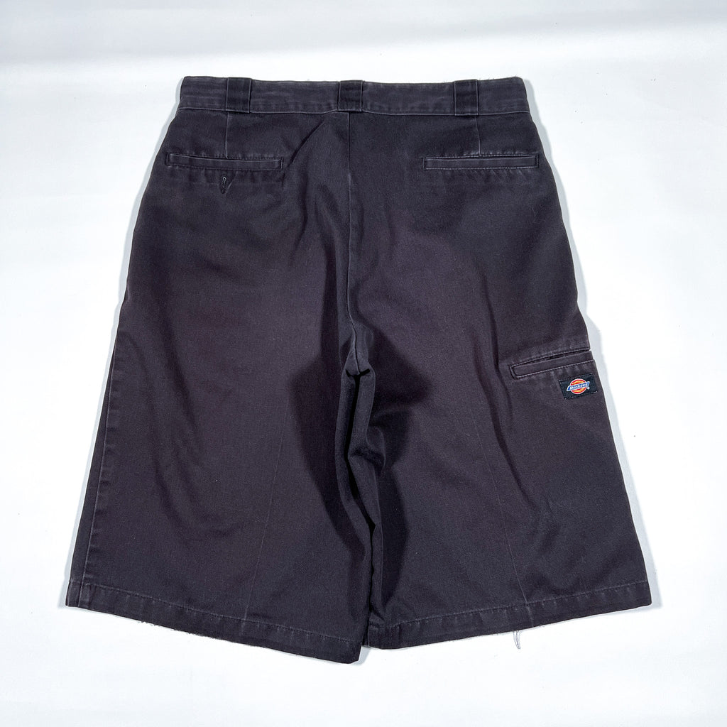Vintage 90's Dickies Loose Fit Work Shorts Black Utility Shorts