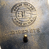 Vintage 1983 Ellis-Don Bankers Hall Safety Award Solid Brass Belt Buckle