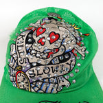 Modern Y2K Ed Hardy Love Kills Slowly Bedazzled Trucker Hat