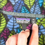 Vintage 90's Patagonia Leaf Pattern Snap T Fleece Sweatshirt