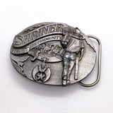 Vintage 1992 Siskiyou Shriners "Serving the Community" Pewter Belt Buckle