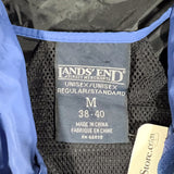 Vintage 90’s Lands’ End PVC Blue Rain Jacket