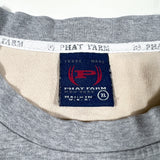 Vintage Y2K Phat Farm Embroidered Bull Graphic Gray Streetwear T-Shirt